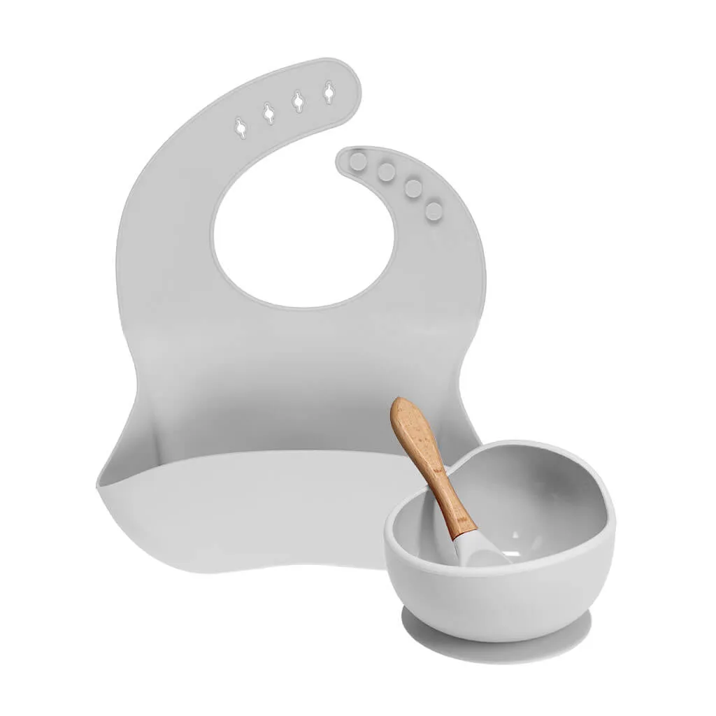 3 Piece Silicone Feeding Set