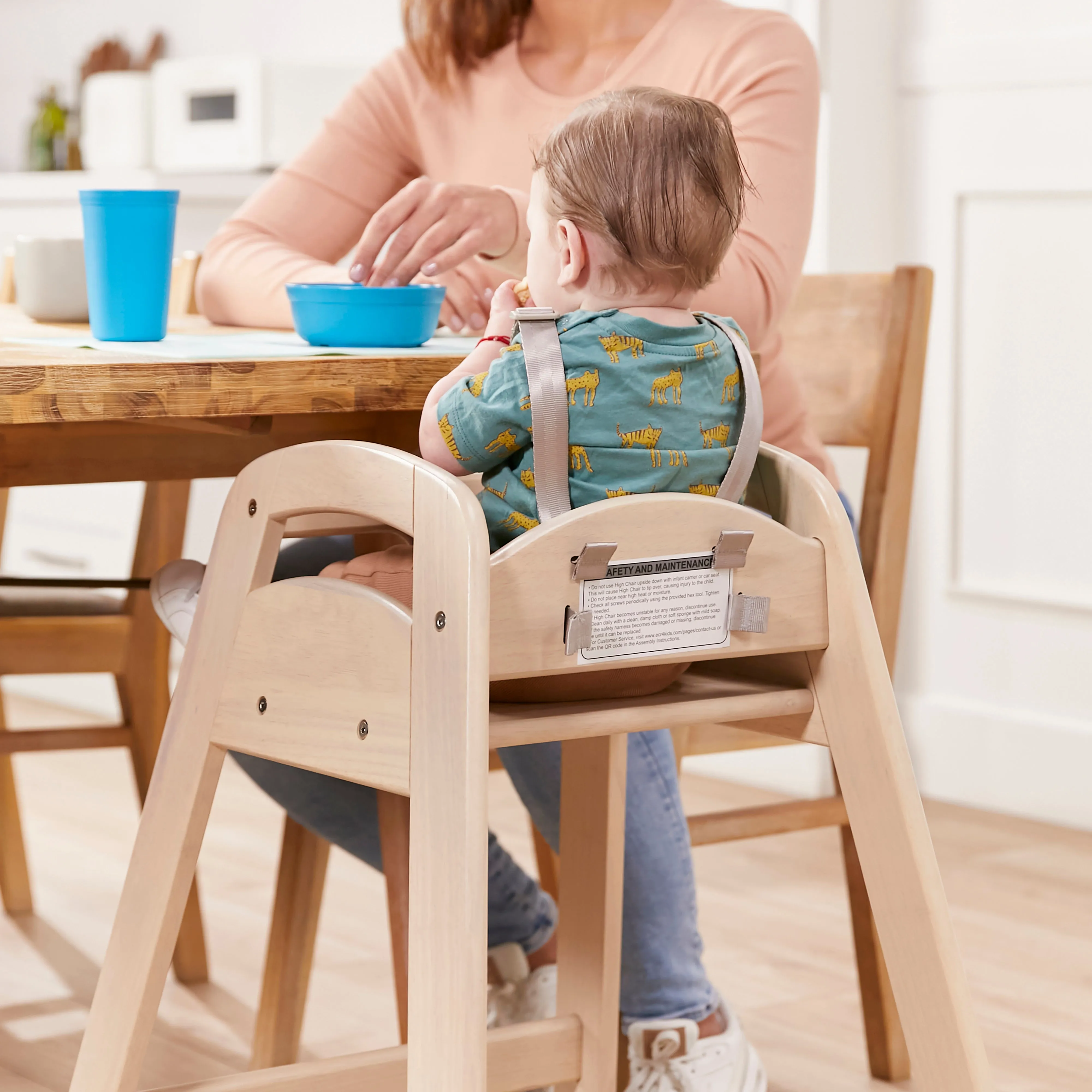 5-Point High Chair Harness, T-Lock, Replacement Part