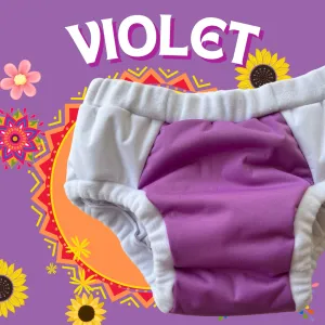 Adult Incontinence Diapers: Lounge Brief in Violet