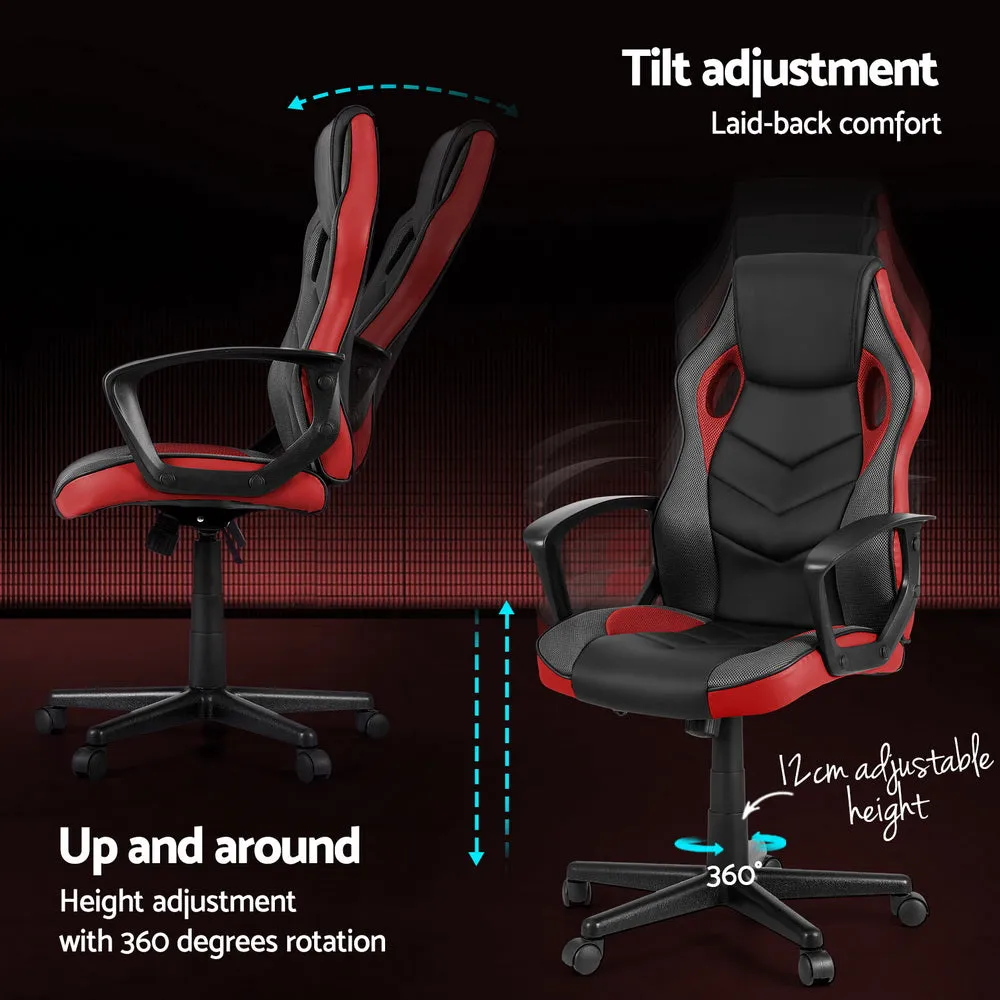 Artiss Gaming Office Chair Computer Chairs Red