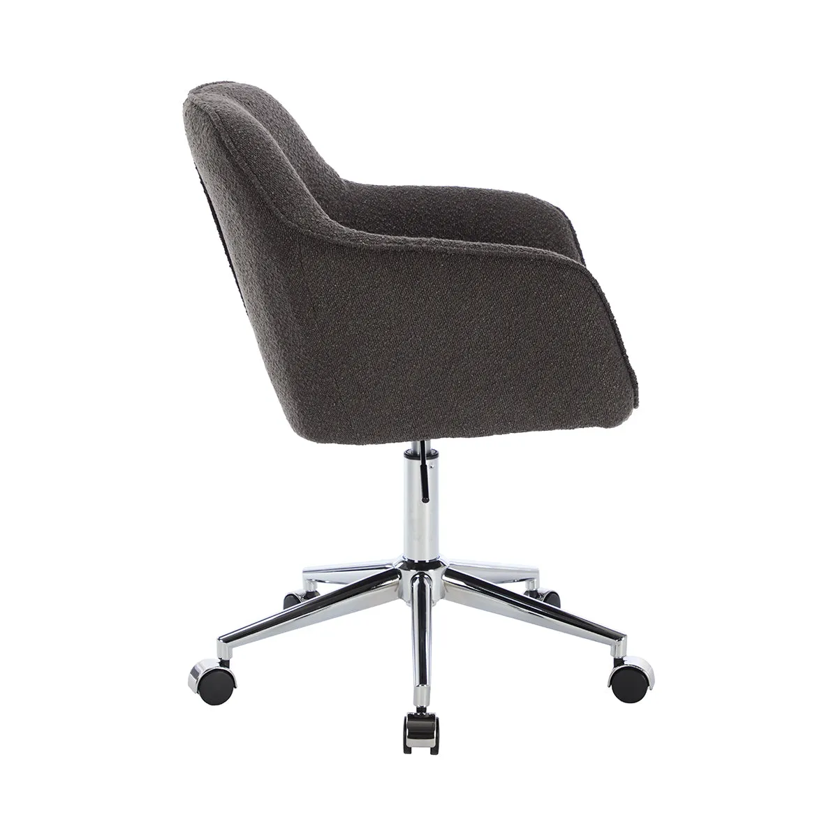 Ava Boucle Office Arm Chair