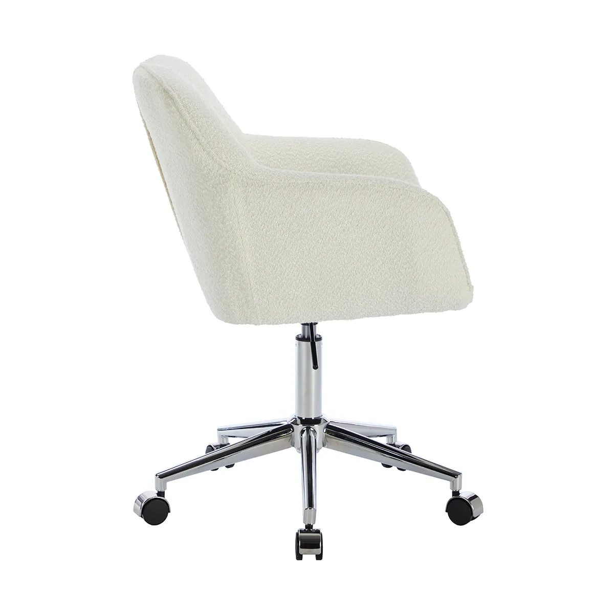 Ava Boucle Office Arm Chair