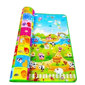 Baby Play Mat, Play Mats for Kids Large Size, Baby Carpet, Play Mat Crawling Baby (6 Feet X 4 Feet)