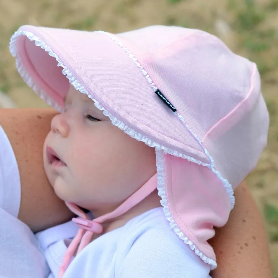 Bedhead Legionnaire Hat Ruffle Trim Blush