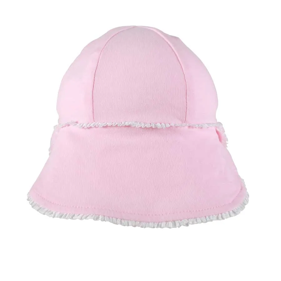 Bedhead Legionnaire Hat Ruffle Trim Blush