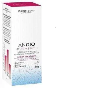 Dermedic Angio Preventi Light protective cream SPF15 45g masking erythema