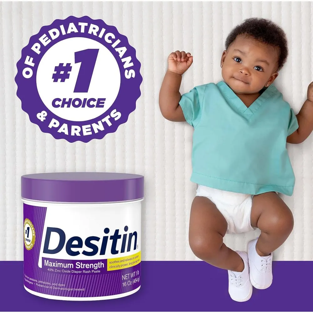 Desitin Maximum Strength Diaper Rash Paste, 454g