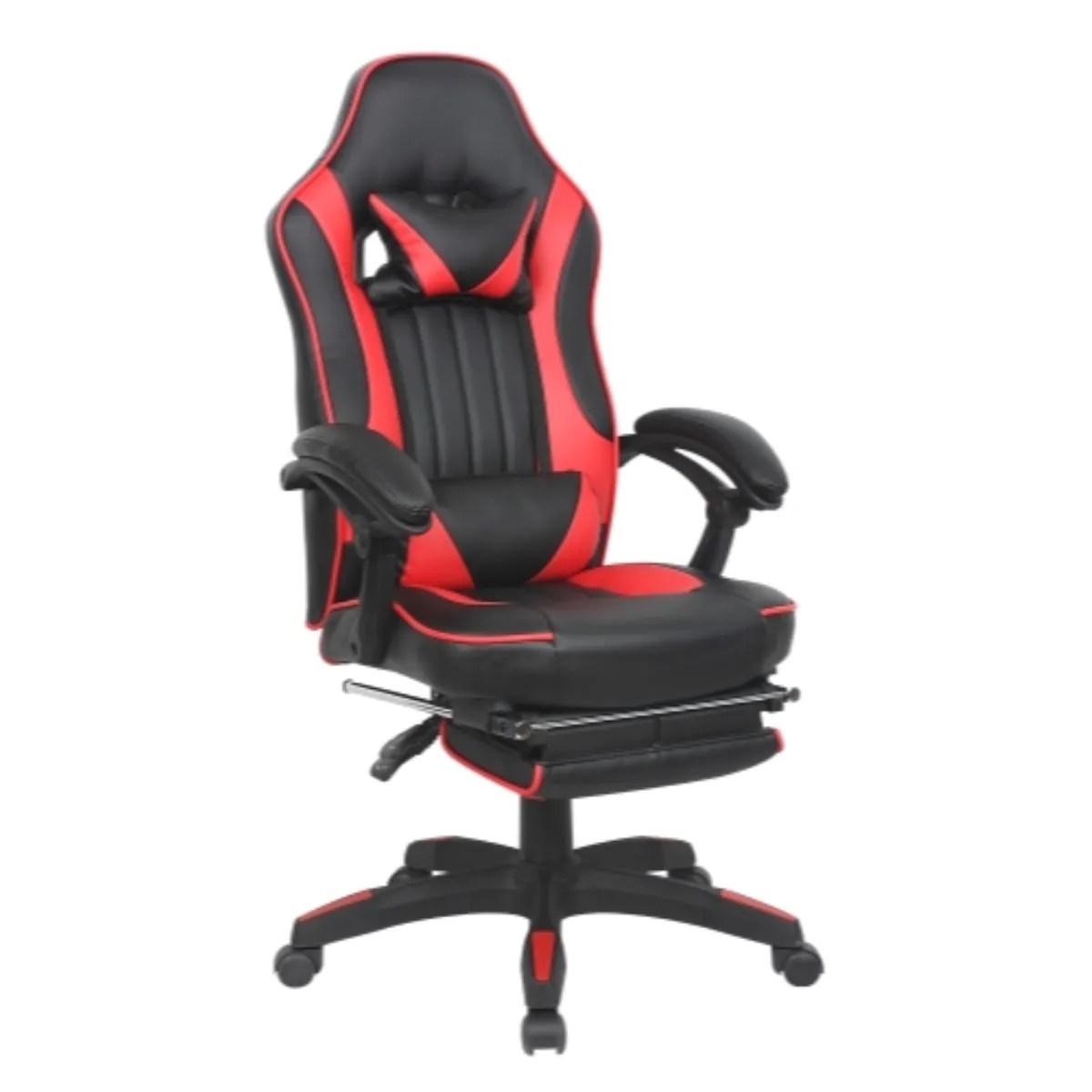 FOOTREST SERIES/ 313A GAMING CHAIR (BLACK & RED)