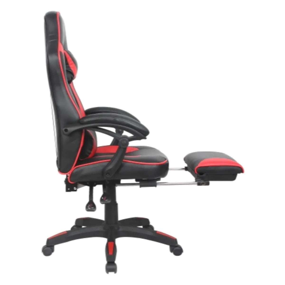 FOOTREST SERIES/ 313A GAMING CHAIR (BLACK & RED)