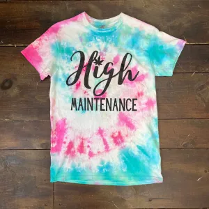 High Maintenace Tie Dye Top