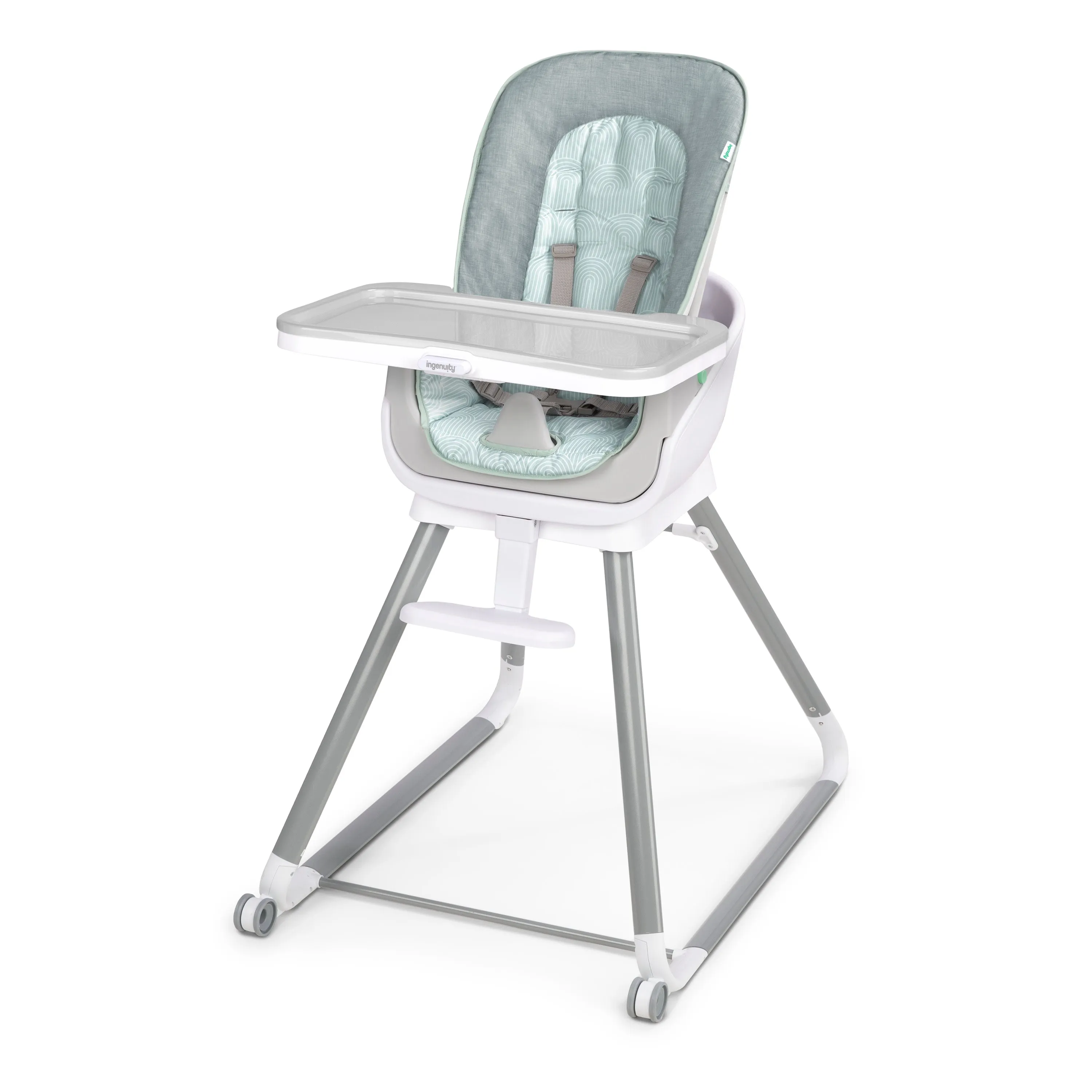 Ingenuity Beanstalk Baby to Big Kid 6-in-1 High Chair, Newborn to 5 Years, Ray