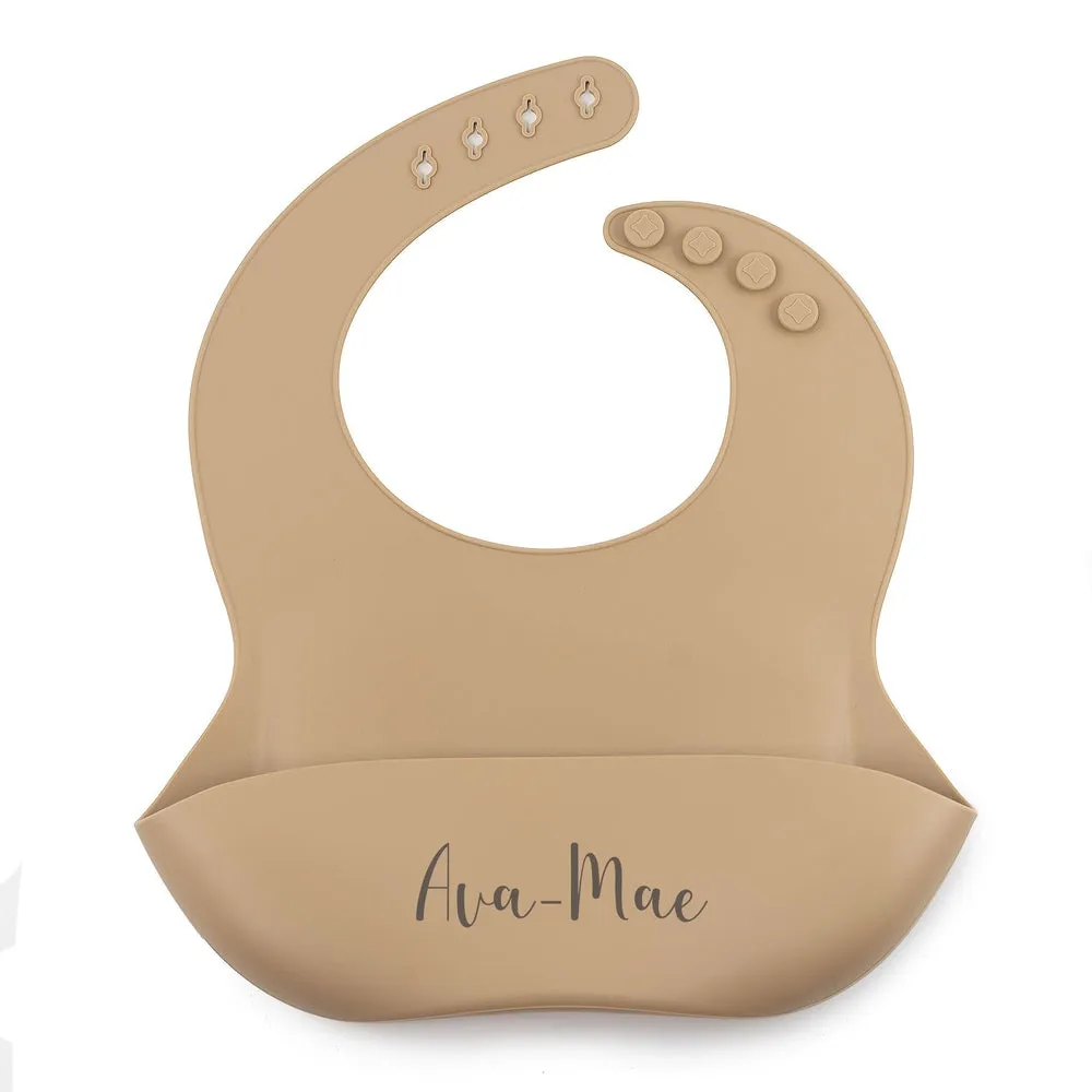 JBØRN Silicone Baby Feeding Bib