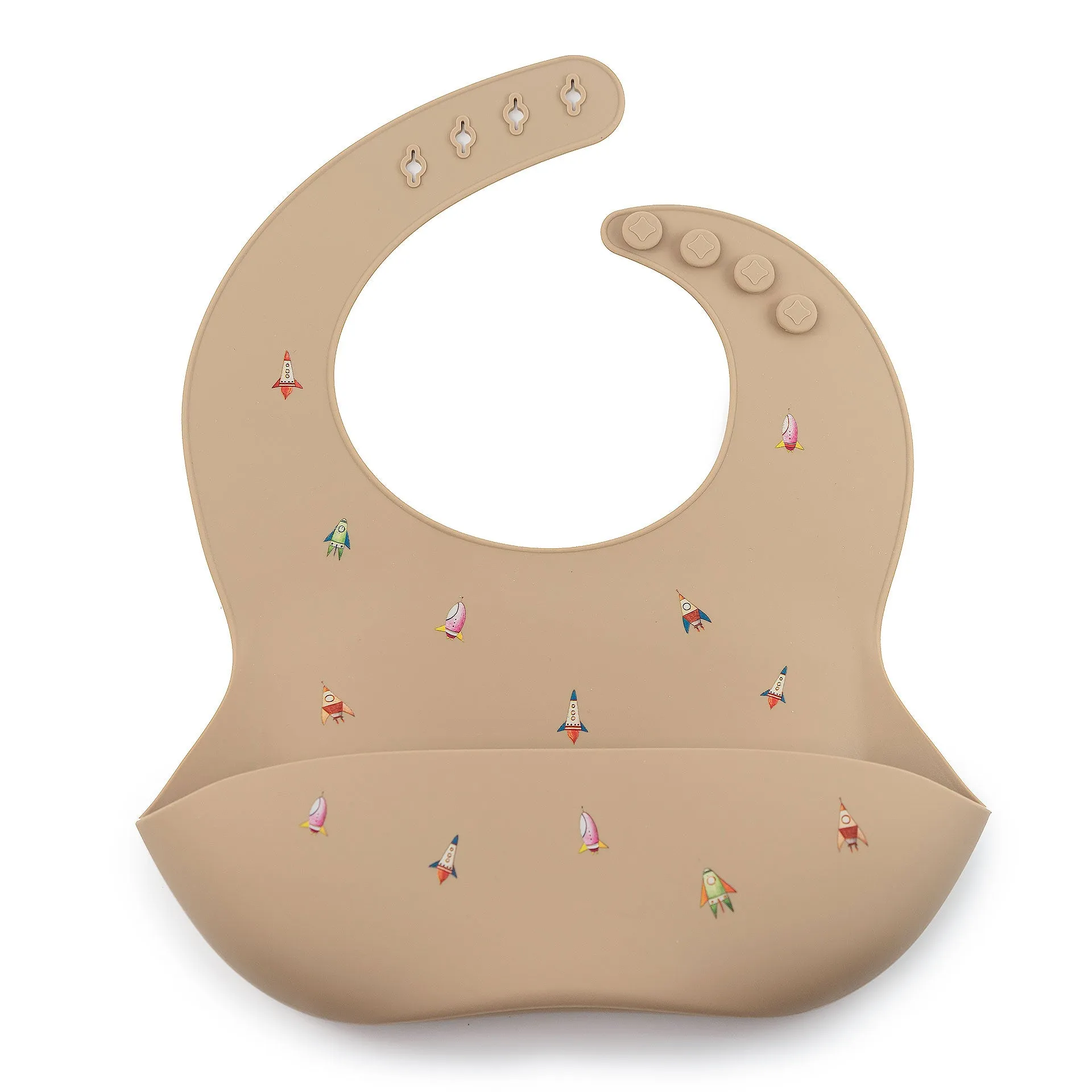 JBØRN Silicone Baby Feeding Bib