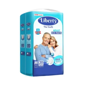 Liberty Eco Adult Diaper Pants, Medium 20 Pcs