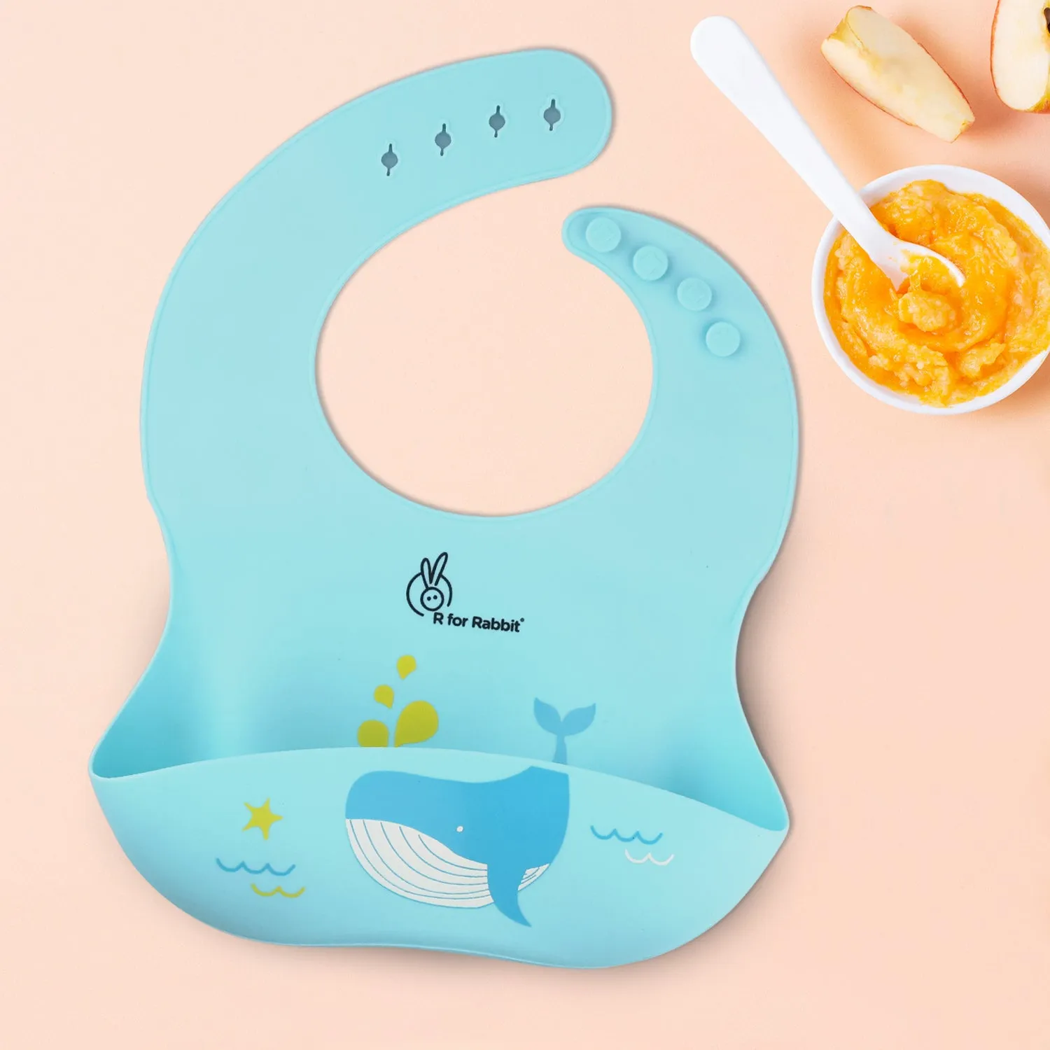 R for Rabbit Safari Silicone Bibs