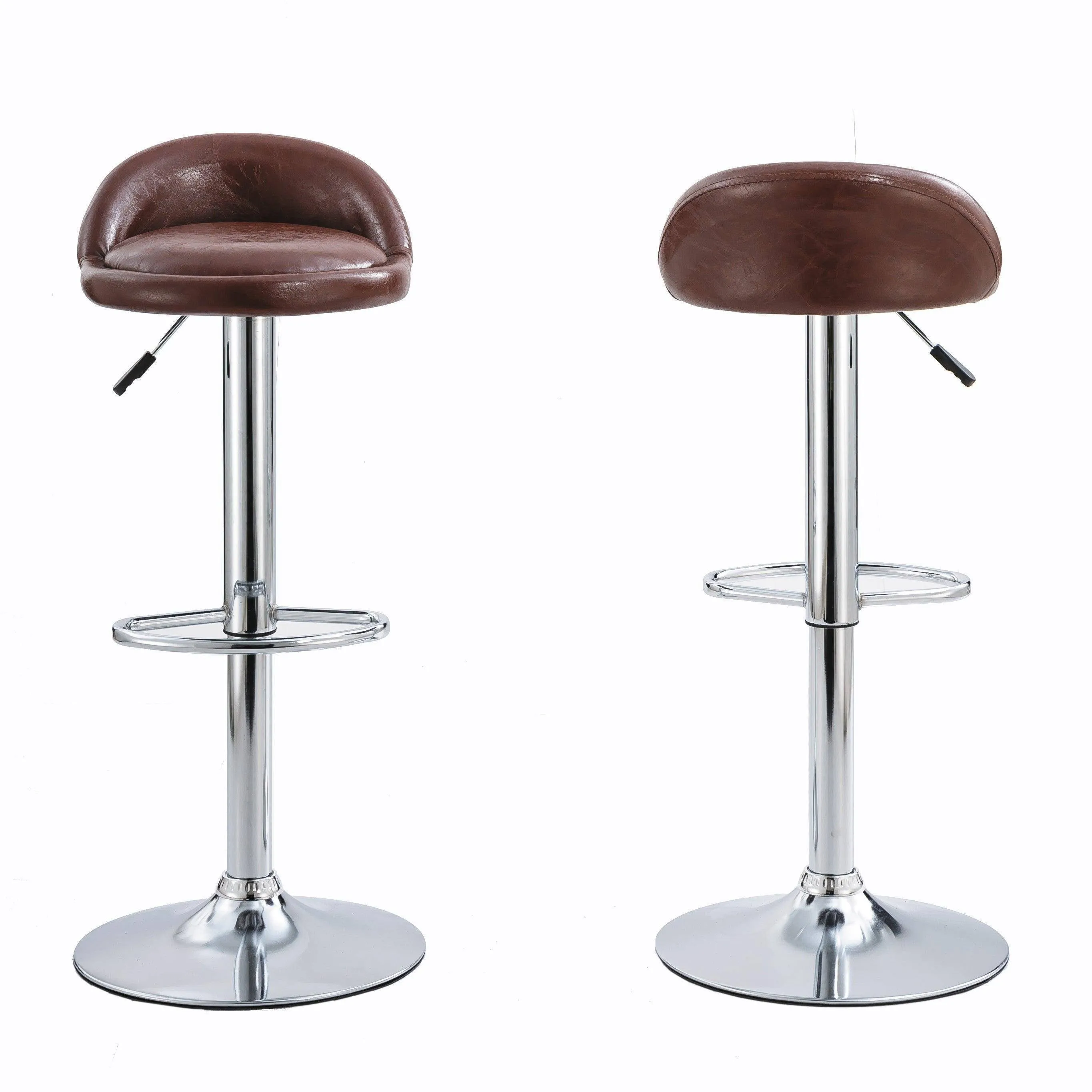 Set of 2 Bar Stools - Modern Kitchen Chairs CR-B02