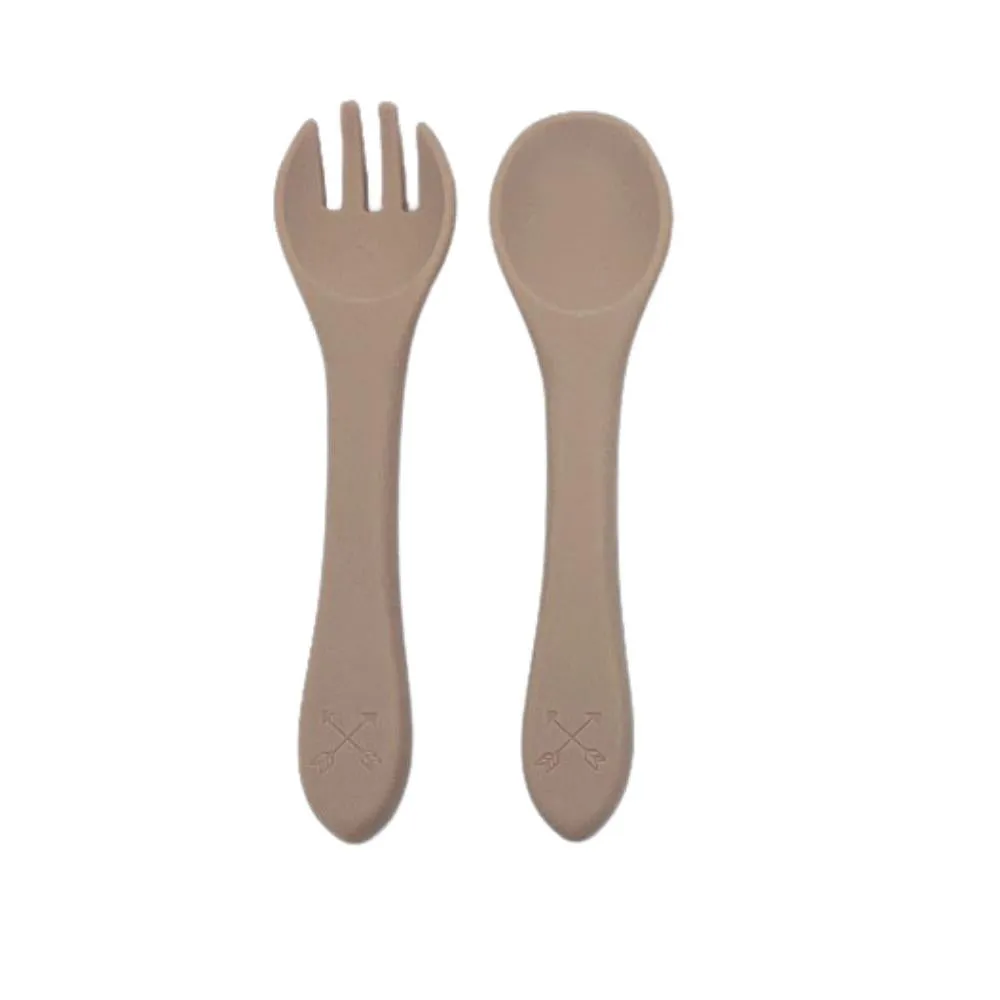 SILICONE CUTLERY SET - 6 COLOURS