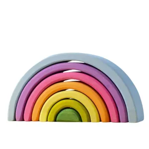 Small Wooden Rainbow - Pastel