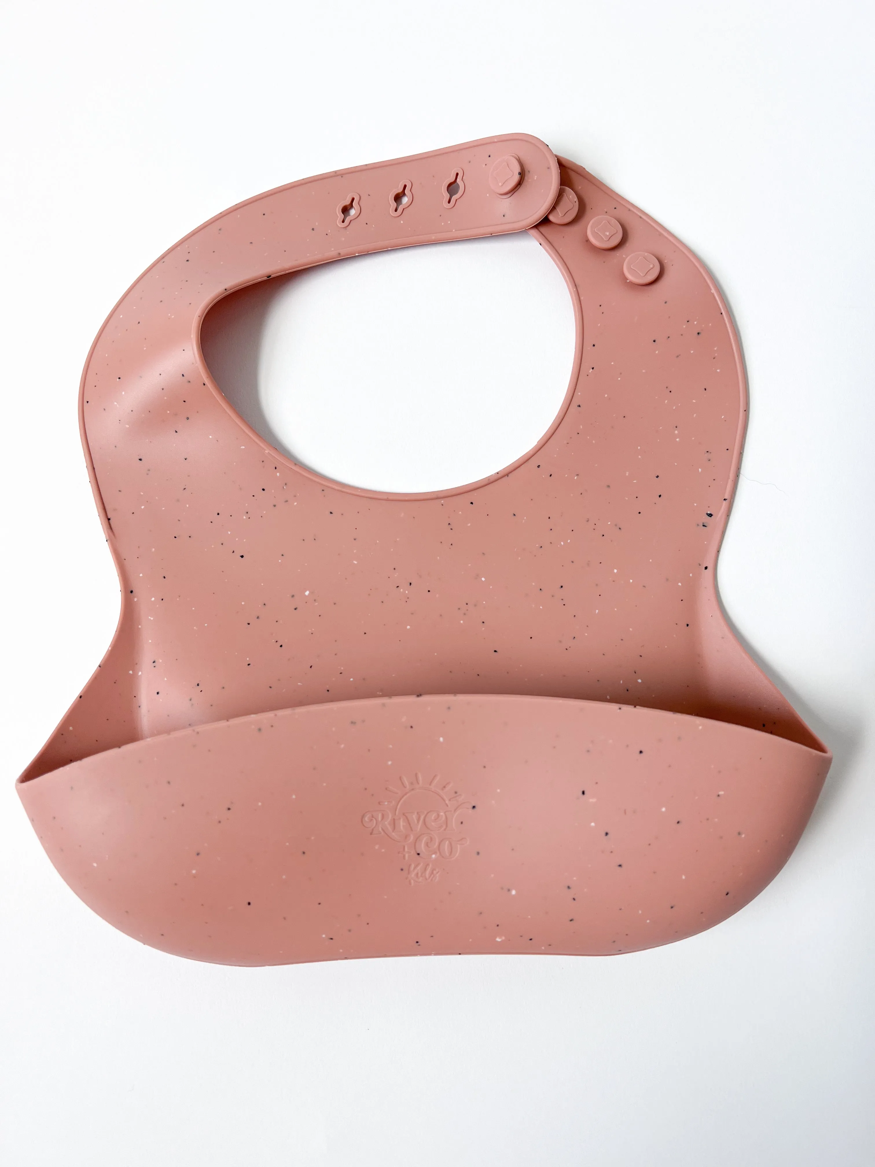 Speckled Silicone Bib