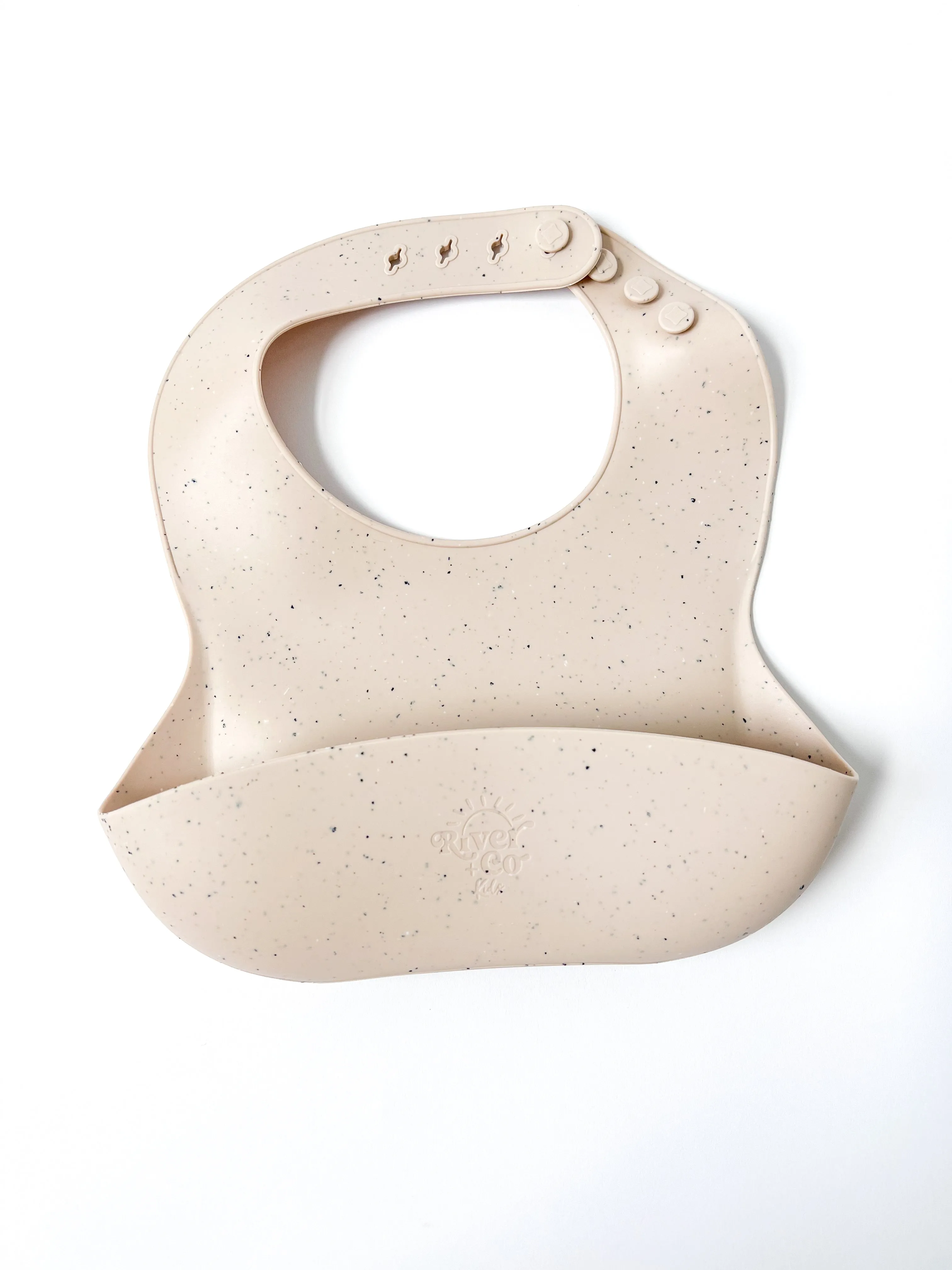 Speckled Silicone Bib