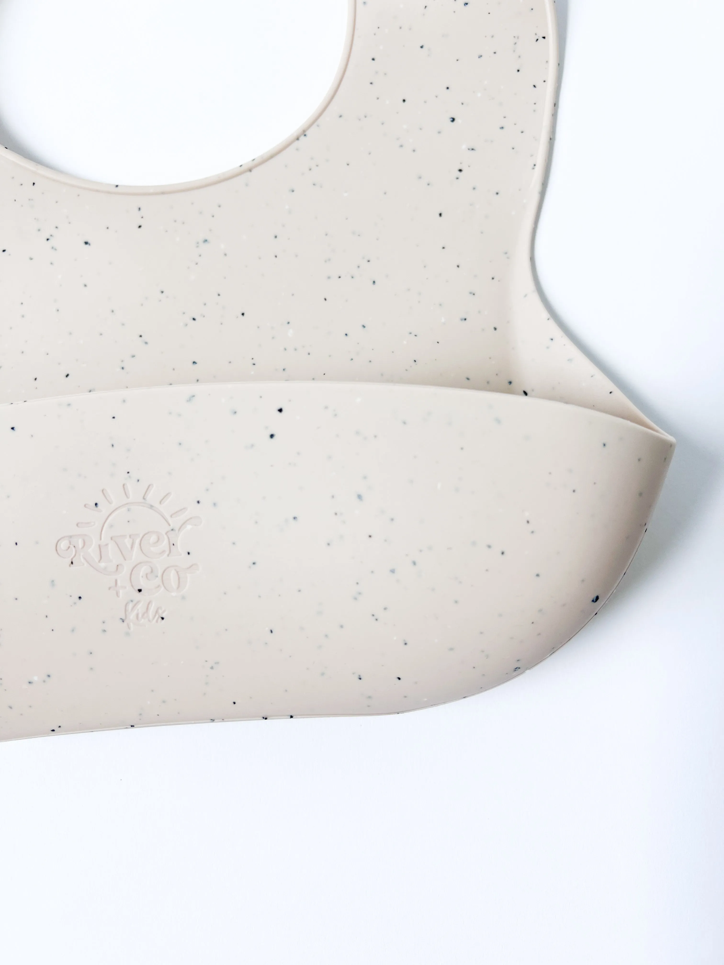 Speckled Silicone Bib